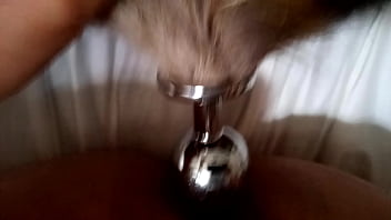 Preview 2 of Dugged Slut - Anal plug