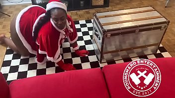 Preview 3 of Sonia Blaze Glaze Thunder - Ebony Mrs Claus Booty Cheeks