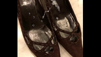 Preview 4 of Katie Teen Masturbation Video - Fendi shoes cumshot