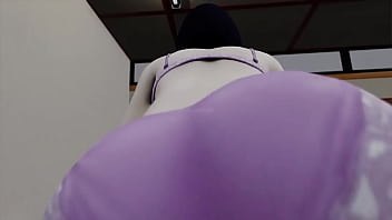 Preview 4 of Bally Danser - Hinata Twerks on your face
