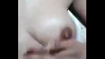 Preview 1 of Sarah Vandella Clip 12 - My friend doing boob massage on video call