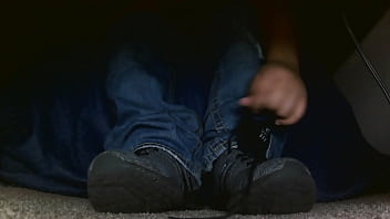 Preview 1 of Uncensored Mallu Clip - White Socks To Bear Soles ( plus some orange play hehe)