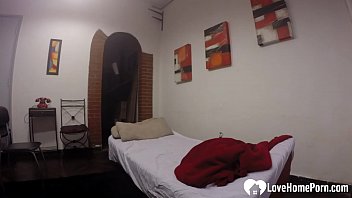 Preview 4 of Girl And Dog Coxxx Vf - Horny stepsister masturbates on her brother&#039_s bed