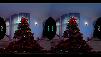 Preview 1 of Endiya Gar - VRHUSH Naughty Christmas threesome with Marilyn Sugar and Mila Fox