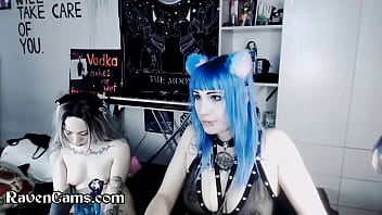 Preview 2 of Virgin Girl Sex With African - Kinky Emo Alt Teens Fucking on Cam