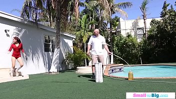 Preview 1 of Negro Fuckswhite Bitch - Exxxtra Small - Petite teen fucking gardeners bigcock