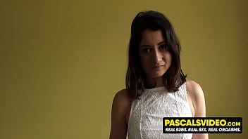 Preview 1 of Drunk Passed Out Footjob - PascalsVideo.com - Sexy Valentina Bianco fucks rough with her horny guy