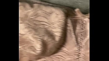 Preview 4 of Glove Cfnm - Bali bra cover with cum stains