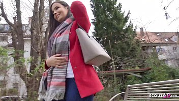 Preview 1 of Chastity Lynn Rape - GERMAN SCOUT - BIG NATURAL h. TITS TEEN SOFIE TALK TO FUCK AT STREET CASTING