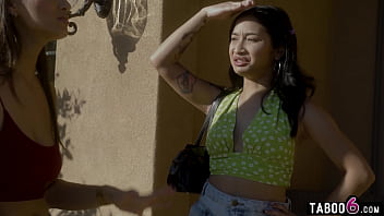 Preview 2 of Od So - Stepsisters take a private tour of a celebritys home and fucked in it