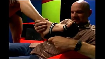 Preview 3 of Slim Fart - Horny brunette spreads her legs and guy licks and sucks on her pussy