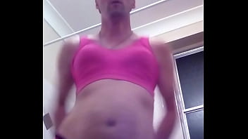 Preview 1 of Lil Rae Black Rob Piper - Man sexy dancing in ladies pink lingerie