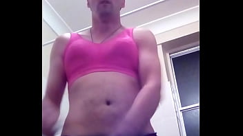 Preview 4 of Lil Rae Black Rob Piper - Man sexy dancing in ladies pink lingerie