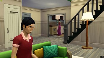 Preview 1 of Real Dalivery - Stepmom Playing A Game With Her stepson And After That She Fuck With Him