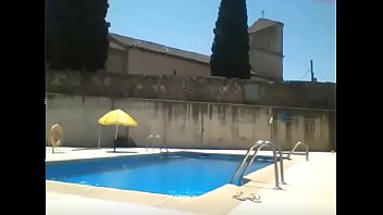 Preview 1 of Asian Down On Her Knees - one day at the pool