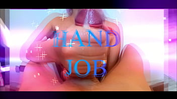 Preview 1 of Newsaxvideos - HandJob and Red Nails = Big CumShot!