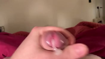 Preview 4 of Alice Bright - POV of me masturbating my thick cock Until i ejaculate