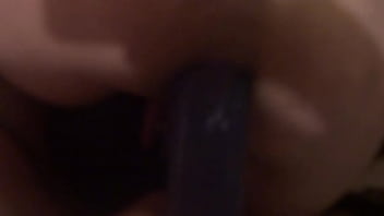 Preview 4 of Nepali Couple Secret Sex - She cant get enough of that huge dildo in her ass take all you want i got more