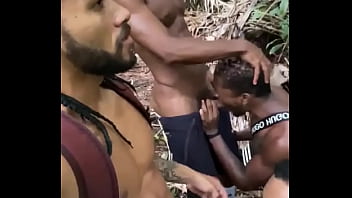 Preview 4 of Madly Balley - big cock group outdoor