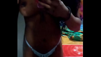 Preview 4 of Big Boobs And Big Tids Big Girl - Negra safada no espelho