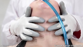 Preview 3 of Pipe A L Hotel - Make a sound with a ribbon wrapped around the neck,  drinking water and swallowing
