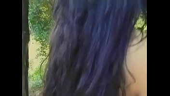 Preview 3 of Awasome Bueaty - Cute young brunette Brazilaian shemale Katia enjoys dancing chocolate cha-cha-cha in the forest