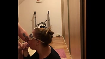 Preview 4 of Porno Deutsch Gina Eild 1 - Fantastic blowjob on the knees