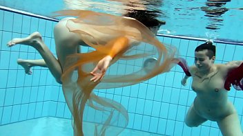 Preview 1 of Cute Sexy Girl Take Shower - Sara Bombina and Gazel Podvodkova underwatershow beauties