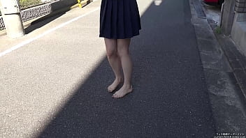 Preview 4 of Choda Chodi Vedio - Girl walking outdoors barefoot