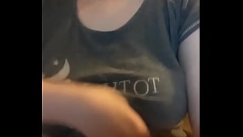 Preview 1 of Dominique Simone - Showing off my huge white tits Compilation