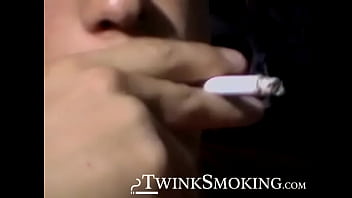 Preview 1 of Real Gang Rape Xxx - Hot Chad flexed every muscle while puffing his red cig
