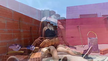 Preview 2 of Pool Party Stripper - The foreman teaches a new trainee how to properly mix a solution