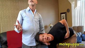 Preview 3 of Nxx Xxx Video - Stepson Jeff Drizzle got an ear pulling torment as a punishment from his step dad