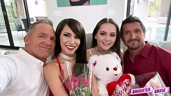 Preview 2 of Xxxf Vediosee - Aften and Hime find a couple of older   guys to celebrate the day of love