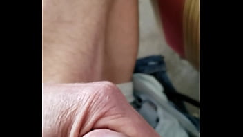 Preview 1 of Wife Threesome School Uniform - Jerking my cock