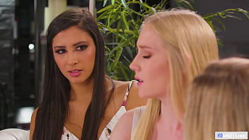 Preview 2 of Mayra Amaya Puta - Chubby Mommy Aiden Starr With Young Babysitters Gianna Dior and Emma Starletto