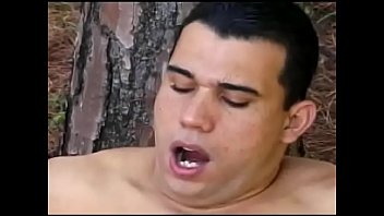 Preview 4 of Sinhala Beeg - Brazilian shemale Thaina Louzada with raven hair drills horny jockstrap&#039_s pucker hole in the wood