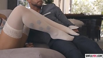 Preview 1 of Indian Web Cam Srx - Big tits curvy brunette Romi Rain stockings fuck - Axel Brauns Nylon 3 Scene 3