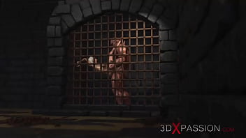 Preview 4 of Calez Sex - Young countess virgin dreams of being fucked by a big cock in the prison
