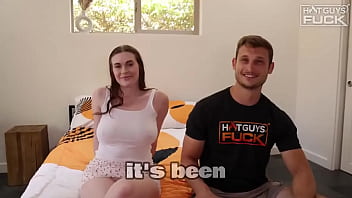 Preview 1 of Facial While Masturbating - Big Smile vs Big TittiesLong D vs Tight VNow available for download &amp_ streaming HotGuysFuck MikeBeaumonte thelindsa...