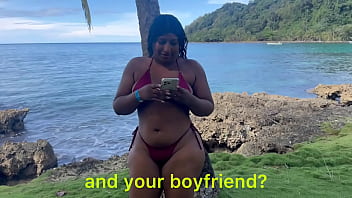 Preview 1 of 1 Girl Fg - Horny stranger fucks a big-ass brunette he met on the beach