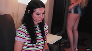 Preview 1 of Tini 4k Teacher - SHESEDUCEDME Ready In A Minute