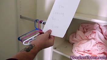 Preview 1 of N Flash - Rimmed slutty teenager with small tits