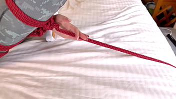Preview 1 of Son Mother N Law Porn Sex - Using a Magic Wang While Dressed in Leggings
