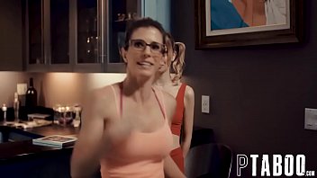 Preview 2 of Donkey Fucking - Coach Cory Chase Lures Teen Cheerleader Mackenzie Moss Into Sex With Her And Her Husband