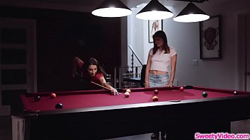 Preview 1 of Gina Enid Oklahoma - Brunette teen having sex with stepmom