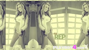 Preview 1 of Allie Heiz - Pretty blonde model shows her big boobs and perfect ass