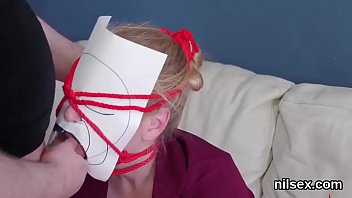 Preview 2 of Mia Kalfia Xnxx - Sexy teenie is brought in anal hole loony bin for harsh therapy