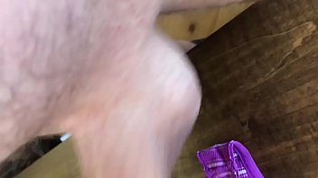 Preview 2 of Piss On Butt - She watched me cum on her panties