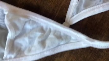 Preview 1 of Piss On Butt - She watched me cum on her panties